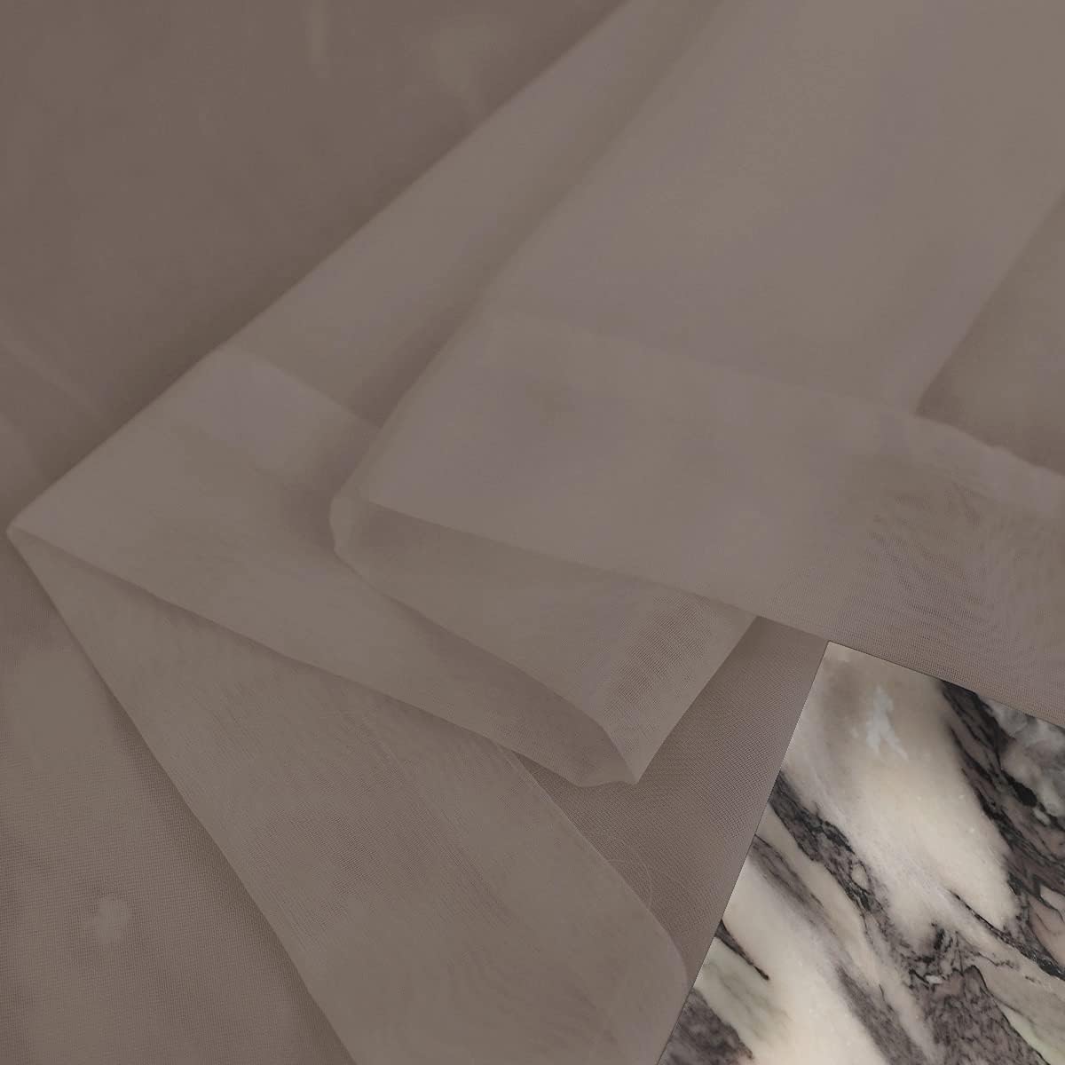 Window Light Grey Sheer Curtains 60 Inches Width 45 Inches Long 2 Panels Sheer Curtain Clear Curtains Basic Rod Pocket Panel for Home Living Room Bedroom Kids Room Yard Patio Parlor Sliding