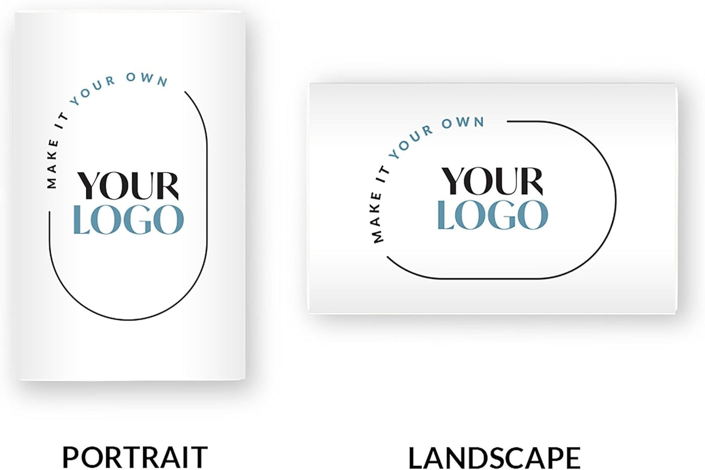 Weddingstar Matchboxes Stickers for Corporate Gift - Your Business Logo - Pack of 50 Navy