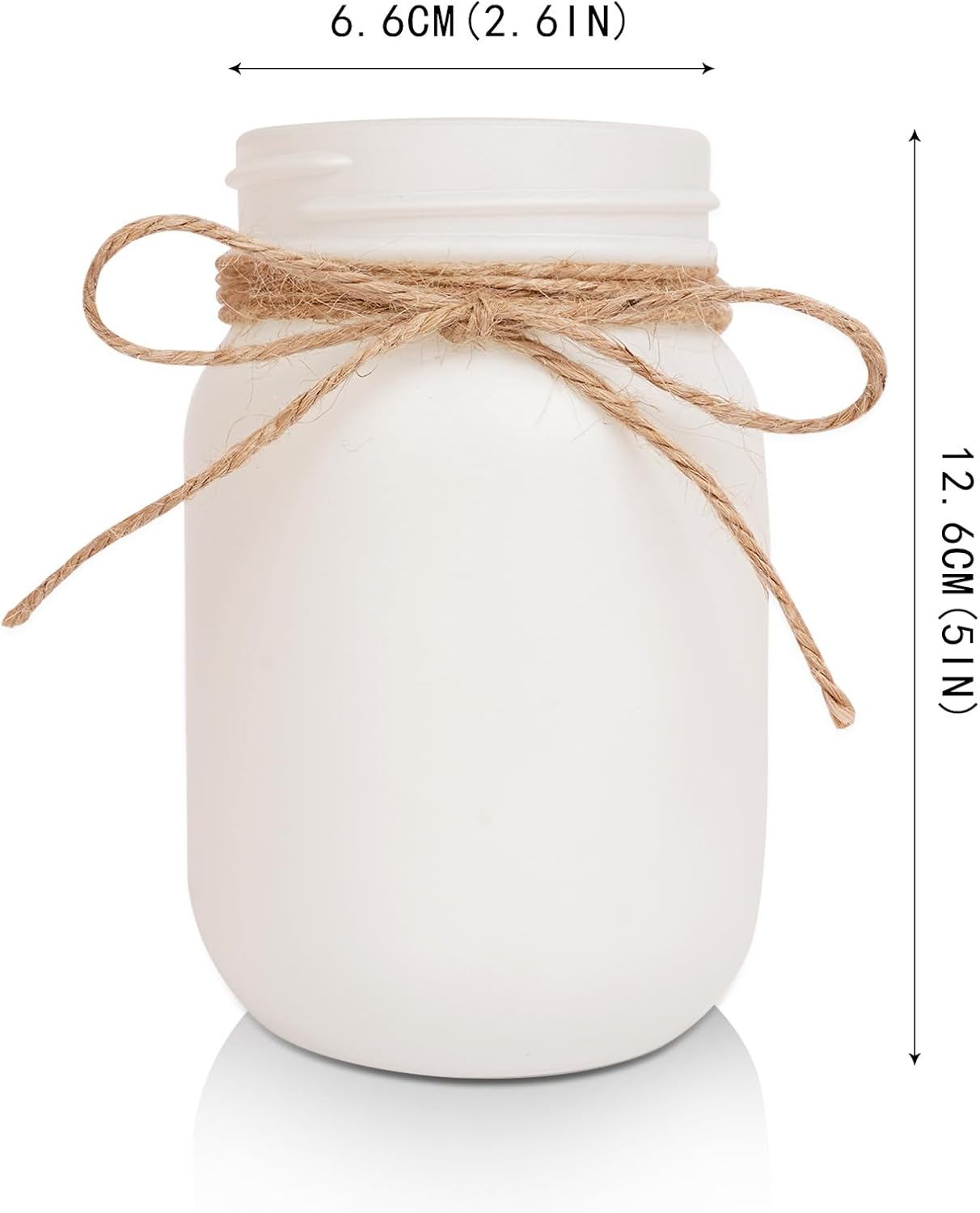 Fall Decor for Home, Autumn Themed Mason Jars Centerpiece Decorations - Perfect for Thanksgiving Decorations 4 Packs Fall Color Pint Mason Jars with Fall on Jute Cover