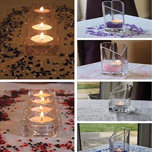 10000 pcs/Pack Wedding Table Scatter Confetti Crystals Acrylic Diamonds Vase Fillers 4.5 mm Rhinestones for Wedding, Bridal Shower, Vase Beads Decorations (Lake Blue)