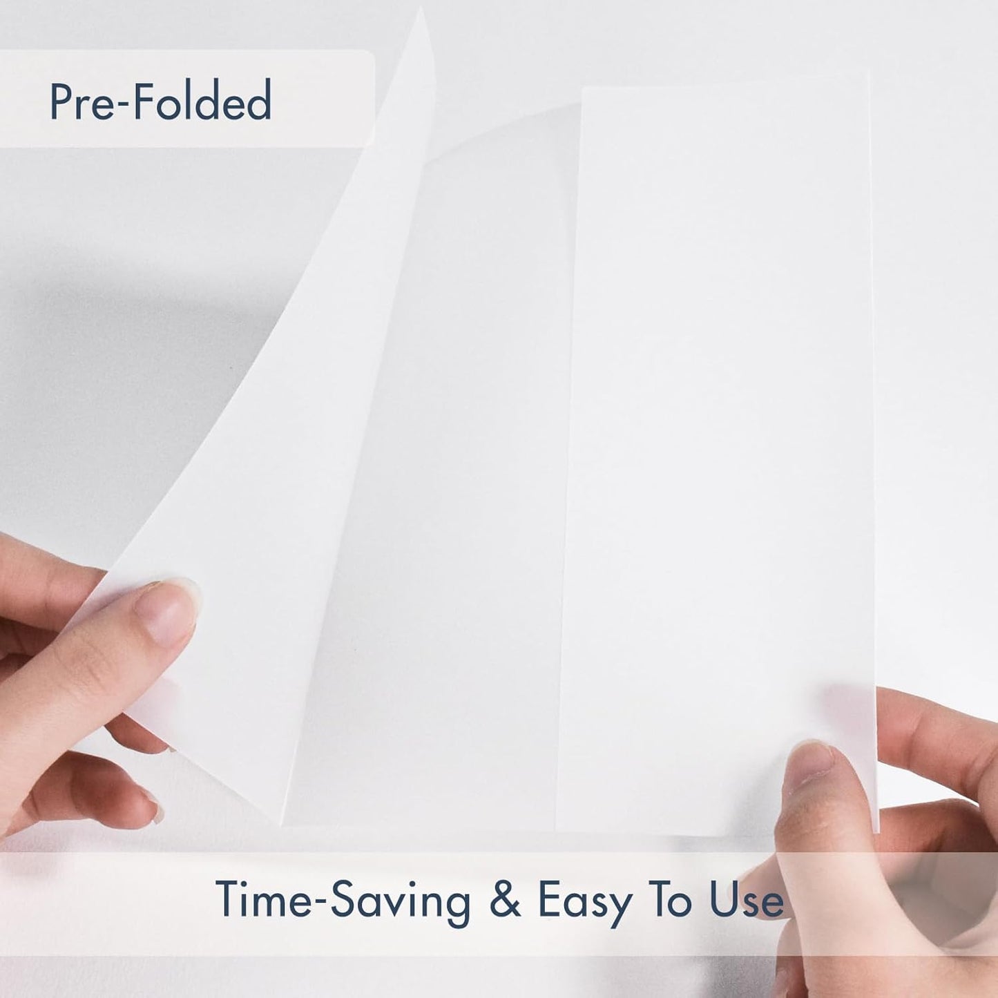 50 Pack Pre-Folded Vellum Jackets For 5x7 Invitations,AZAZA Gorgeous Translucent Invitation Sleeves,115GSM Vellum Jackets 5x7, Wedding Invitation Accessories, For Weddings Birthdays,Rose Golden Roses