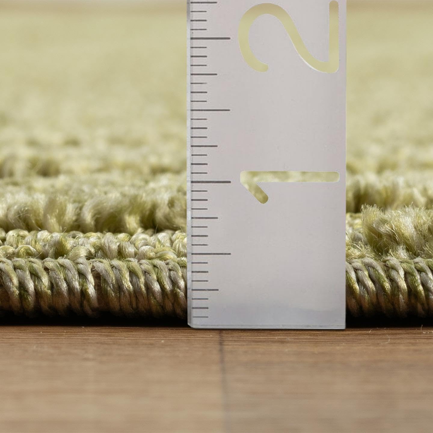 LUXE WEAVERS Modern Geometric Wave Green 8x10 Area Rug, Contemporary Stain Resistant Carpet