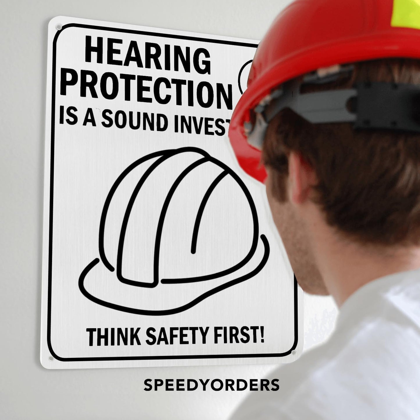 Custom Outdoor Metal Business Signs, Personalized Aluminum Signs, White Aluminum (White, 14x10 In)