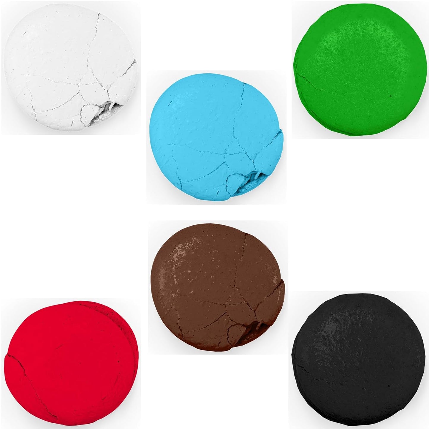 Colour Mill Aqua Blend Water-Based Food Coloring, 20 Milliliter Holiday Pack Each of 6 Colors: White, Sky Blue, Green, Black, Chocolate and Red Holiday Pack, 120.0 milliliters, 4.06 Fl Oz