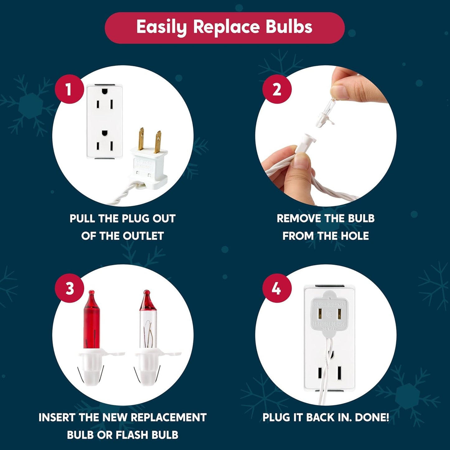 Joiedomi Christmas String Lights Indoor,100 Count Mini Red Light,21.4 FT Lighting Decor for Patio Dorm Classroom Bedroom Holiday Wedding Party Garland Birthday Festival,White Wire