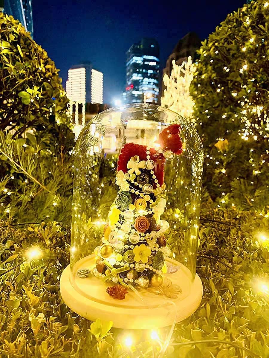 Craft String Pearls 8MM Pearl Bead, 33 Feet Ivory Faux Pearl Garland Spool Roll Strand Wedding Party Decoration, Christmas Tree Decorations