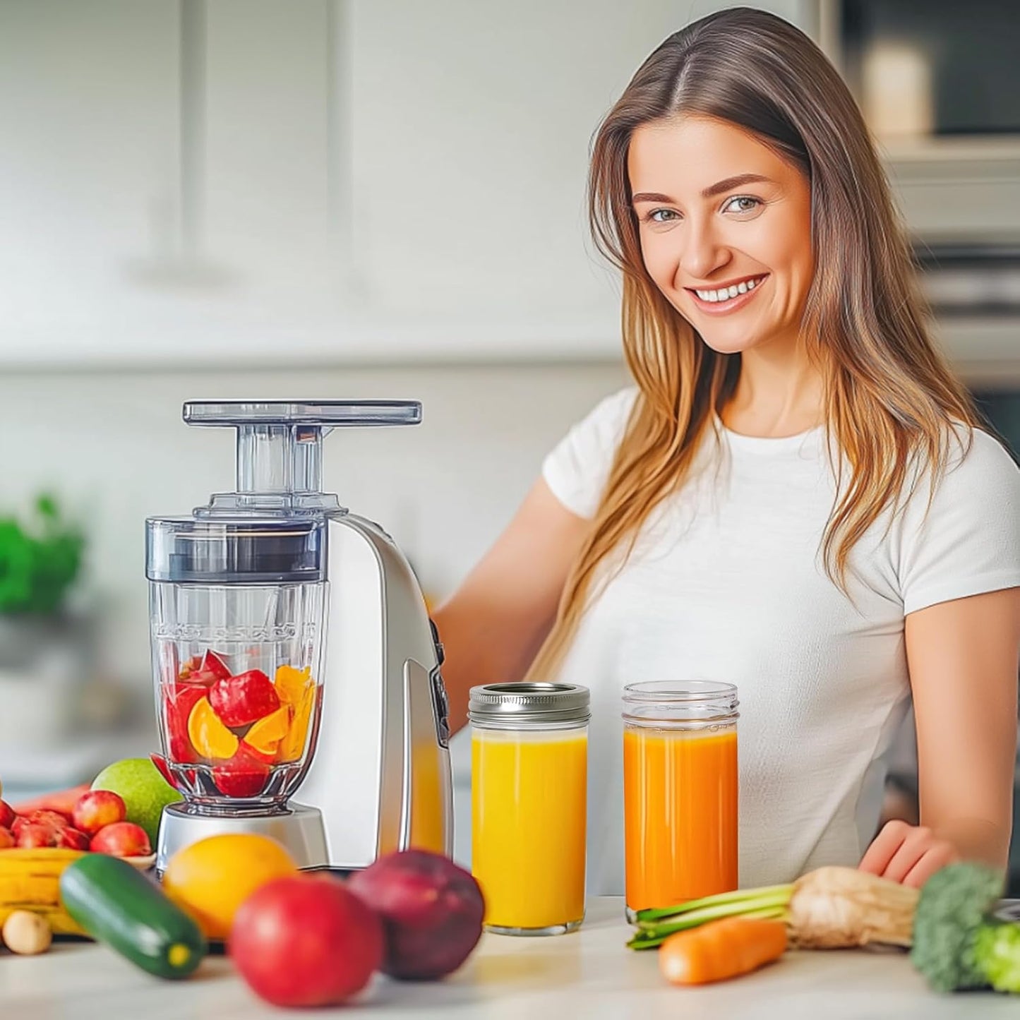 ComSaf 12 oz Mason Jars with Lids 6 Pcs, Regular Mouth Canning Jars with Seal Bands, 12 oz Glass Jar with lid for Soft Drinks, Juice, Jam, Jelly, Sauce, Dessert, Overnight Oats, Pickles