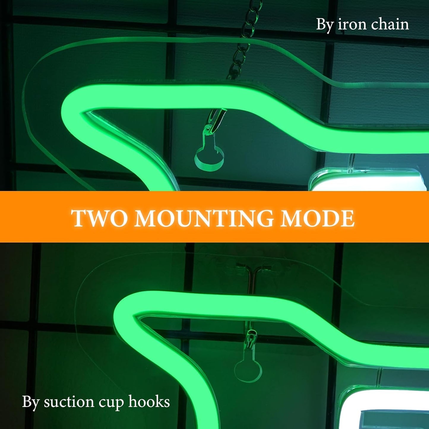 Looklight Eat Here Arrow Neon Sign Dimmale Neon Lights For Wall Decor Led Lights For Home Kitchen Restaurant Bar Party Decor USB Powered 16.6x5.5in