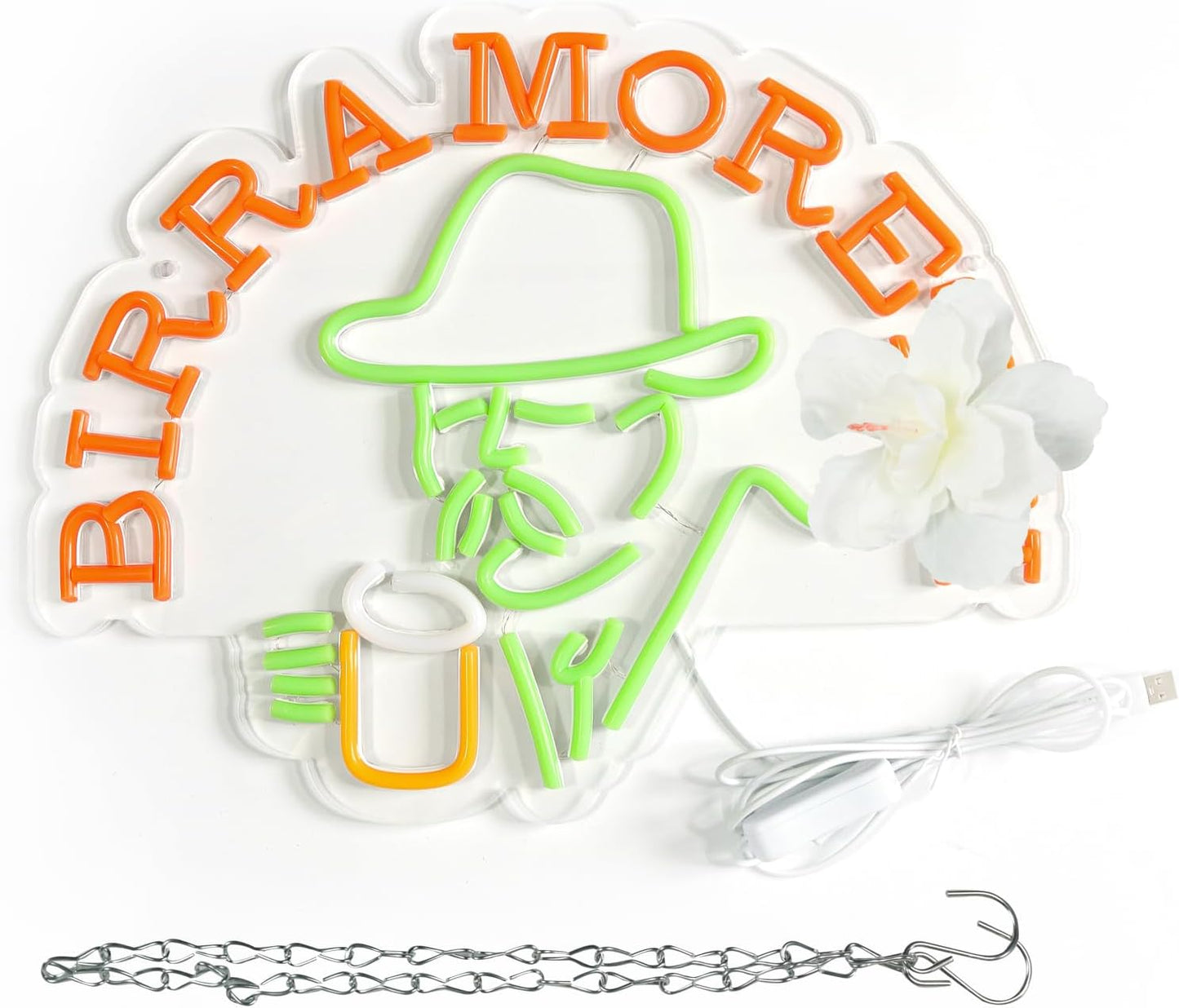 Beer Neon Sign Italian Italy Beer Retro LED Neon Sign for Wall Decor for Man Cave Light Up Sign for Bedroom Home Bar Shop Pub Bistro Party Hotel Game Room Decor Gifts