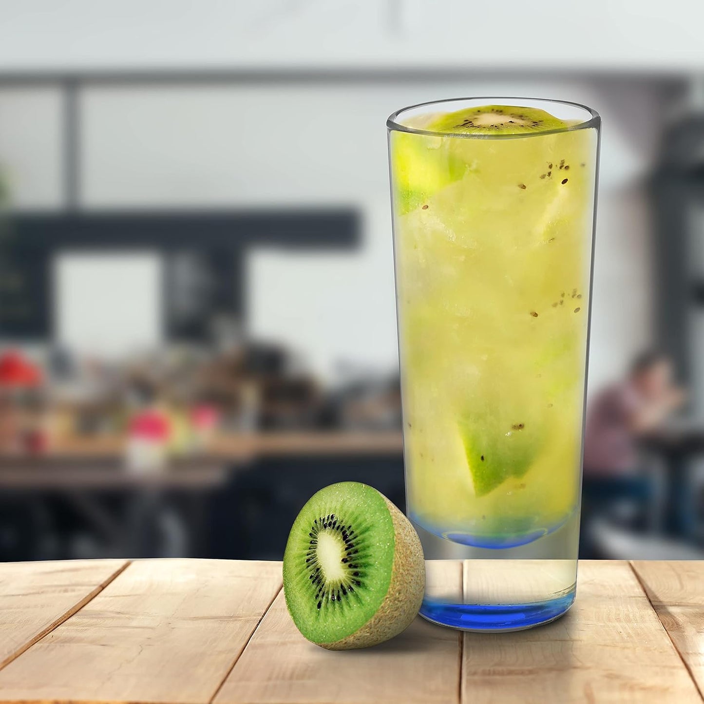 DISCOUNT PROMOS Cordial Shooter Shot Glasses 2 oz. Set of 10, Bulk Pack - Great for Birthdays, Parties, Indoor & Outdoor Events - Blue