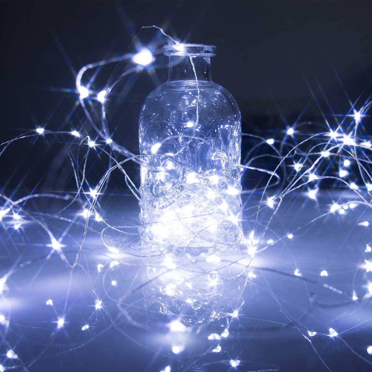 Fairy Lights Battery Operated String Lights - 12 Pack 7ft 20 LED Battery Powered LED Mini Fairy Lights for Mason Jars DIY Picture Walls Shelves Arts Crafts Trees Branches Bedroom Wedding Party Decor