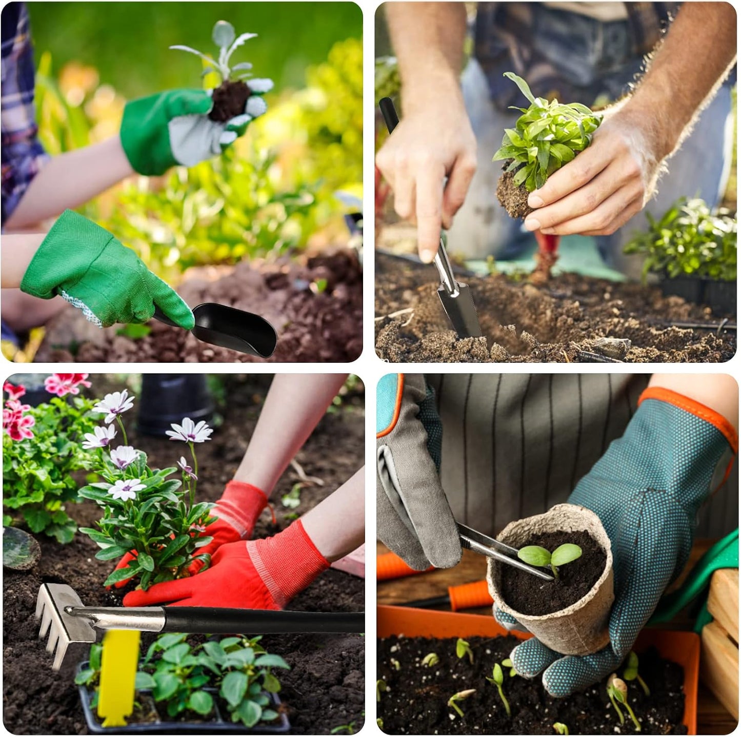 Bonsai Tree Kit, 20 Pcs Gardening Succulent Tools Set, Bonsai Tool Kit Include 262 Feet Bonsai Wire, 29.5"x29.5" Plant Repotting Mat, Bonsai Scissors, Pruning Shears, Unique Gift for Indoor Gardening