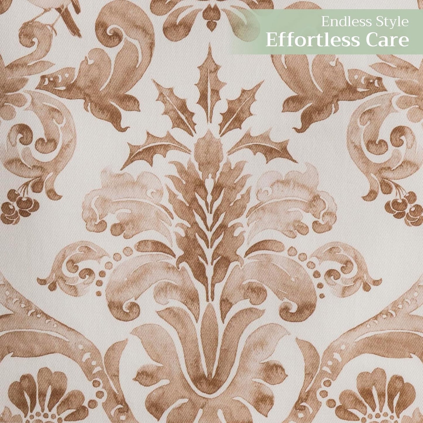 Maison d' Hermine Table Runner 100% Cotton Double Layer Table Runners 72 inches Long for Thanksgiving Christmas Decorations Home Kitchen Dining Party Wedding (Allure, 14.5" x 72")