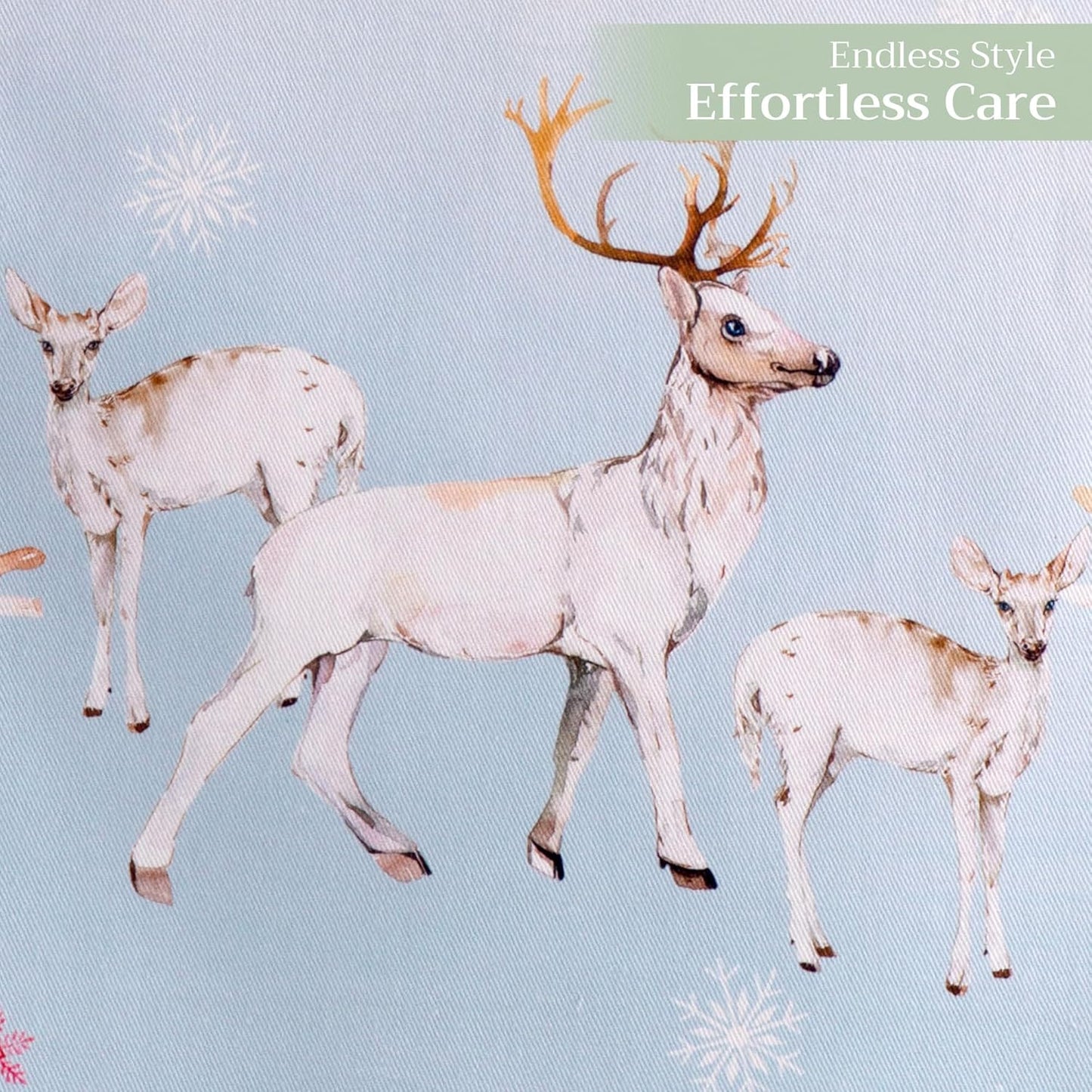 Maison d' Hermine Table Runner 100% Cotton Double Layer Table Runners 72 inches Long for Thanksgiving Christmas Decorations Home Kitchen Dining Party Wedding (Fairy Tale Forest, 14.5" x 72")