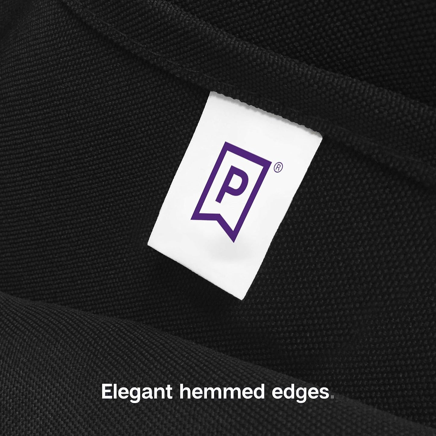 Gee Di Moda Rectangle Tablecloth - 90 x 156 Inch Black Table Cloth for 8 Foot Table with Floor-Length Drop - Heavy Duty Washable Fabric - 8 Ft Buffet Table, Holiday Party, Wedding & Baby Shower