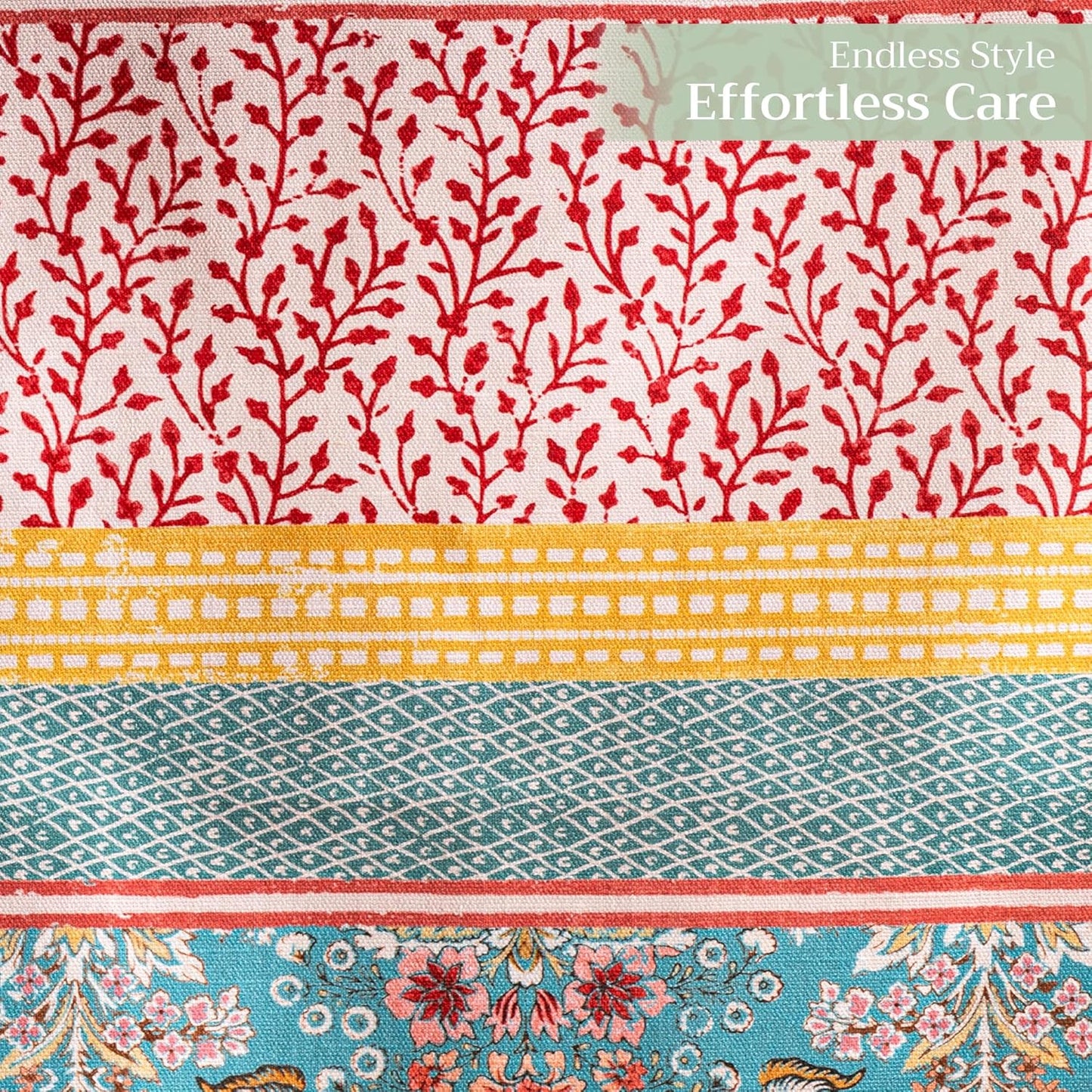 Maison d' Hermine Table runner 100% Cotton Single Layer Table Runners 108 inches long Decorative for Home Kitchen Dining Party Baby Shower Wedding Bridal Shower Spring Summer (Marquise, 14.50" x 108")