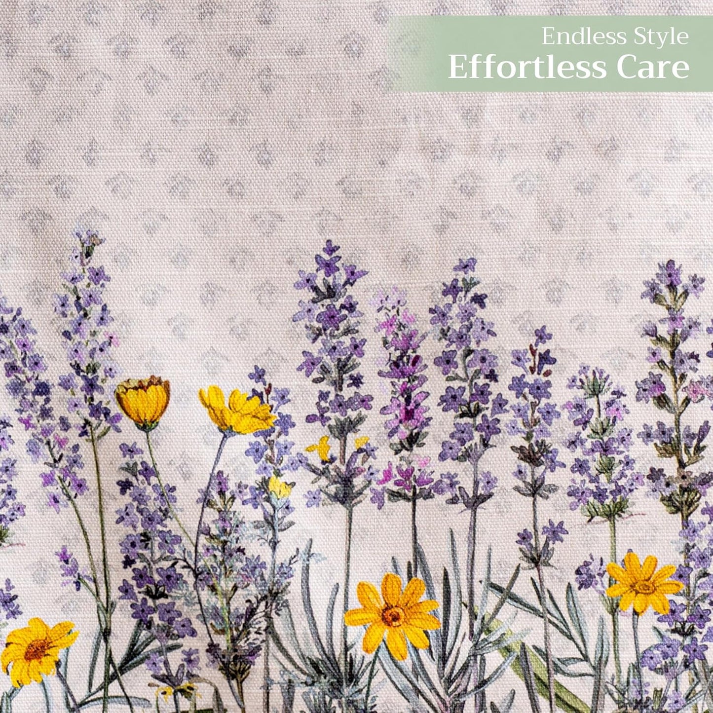 Maison d' Hermine Table Runner 100% Cotton Double Layer Table Runners 72 inches Long Decorative for Home Kitchen Dining Party Wedding Bridal Shower Spring Summer (Fanny Lavender, 14.50" x 72")