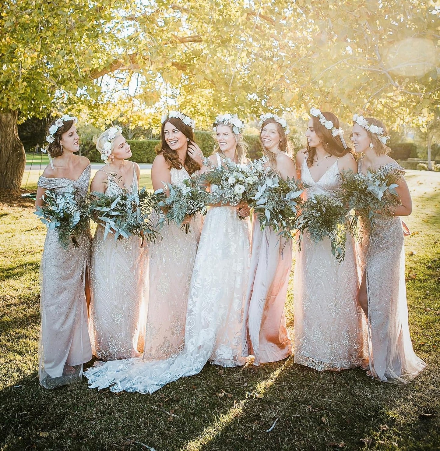 36pcs Bridesmaid Scrunchies Proposal Gifts Bachelorette Hair Claws Clips Girls heart sunglasses for Wedding Party Favors (White&Sage Green)