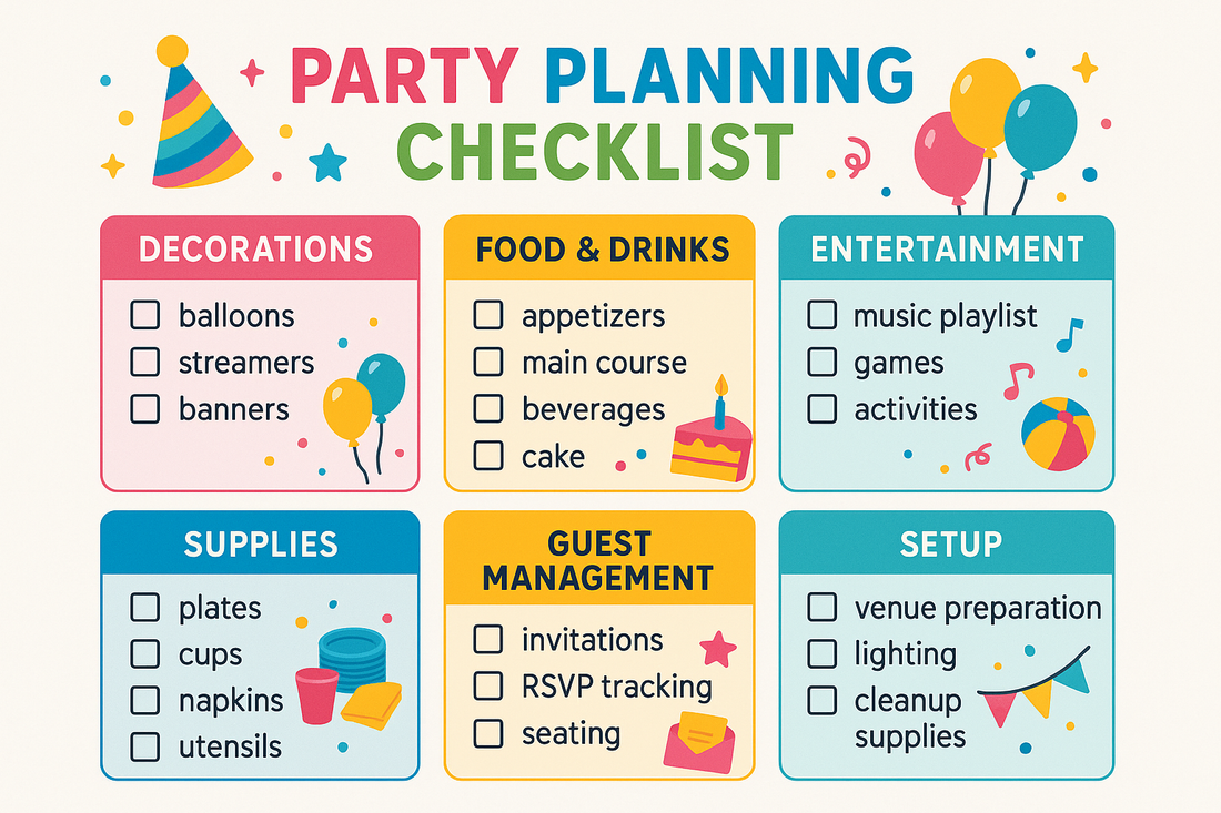 The Ultimate Party Planning Checklist: How to Host a Stress-Free Celebration