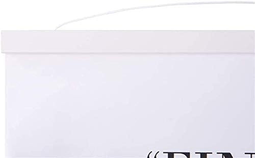 30x20 30x40 30x30 Poster Frame, Magnetic Light Wood Wooden Frame Hanger for Photo Picutre Canvas Artwork Art Print Wall Hanging (1 Pack, 30", White)