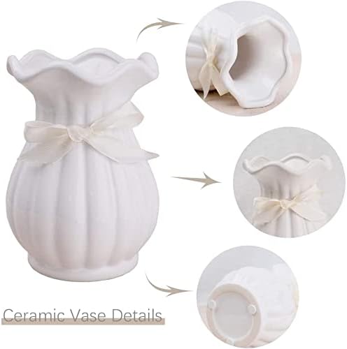 LESING Artificial Fake Flowers with Vase Silk Artificial Roses Wedding Flowers Bouquets Home Office Party Meeting Room Decoration (Violet red-1)