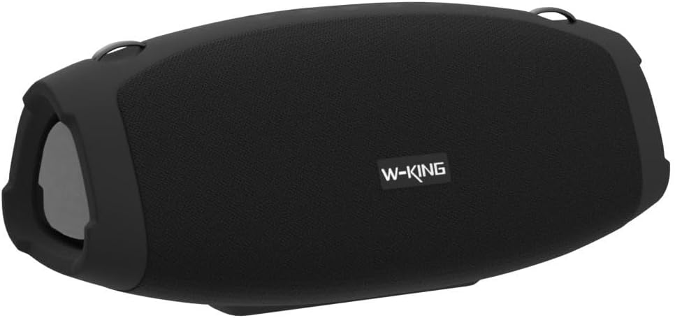 W-KING 120W Max Portable Speakers Bluetooth Wireless, IPX6 Waterproof Loud Bluetooth Speaker Boombox, Triple Passive Radiator/Subwoofer*2-70W Deep Bass/DSP/2 Pairing/42H/EQ/Party Large Outdoor Speaker