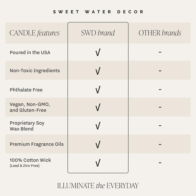 Sweet Water Decor Smells Like Best Auntie Ever Candle 9oz, Non-Toxic Soy Wax, Glass Jar with Gold Lid, Sea Salt Citrus Scent, Gift for New Aunt, Pregnancy Reveal, Baby Shower, Birthday & Mother’s Day