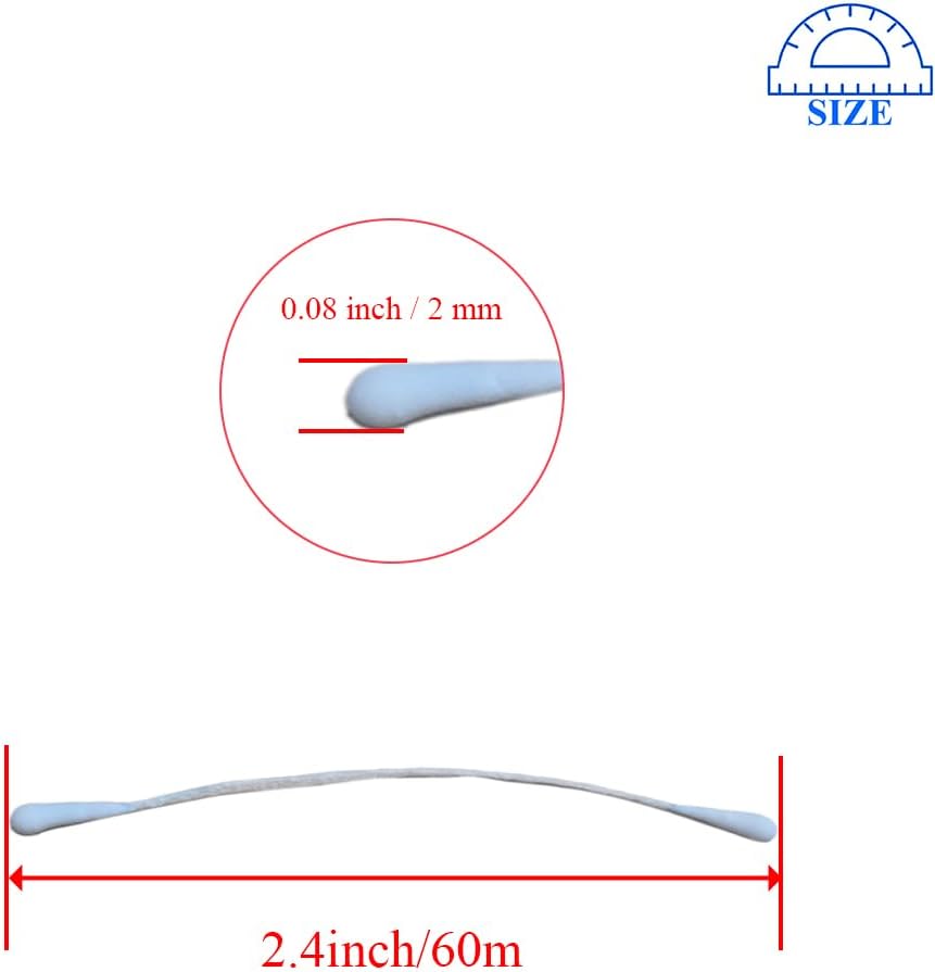 HAHIYO 700Pcs 2mm Light Blue Matte Double Head Flower Stamen Pistil for Flower Making Scrapbook Decoration - Handmade Artificial Flowers Pistil Matt-Like Floral Stamens Flowers Pollen Stamen