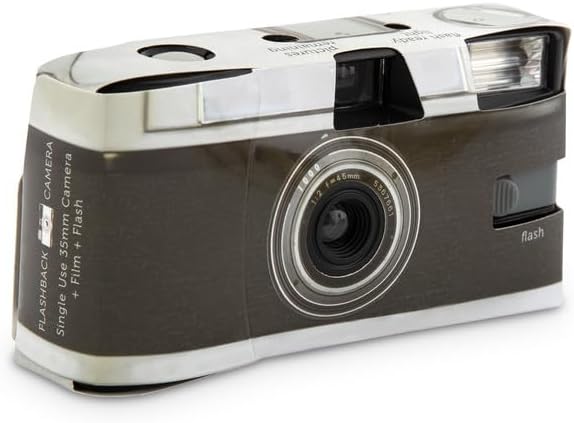 Weddingstar Disposable Camera with Flash - Single Use 35mm Film Camera for Wedding or Party Favors - Vintage (10 Pack)