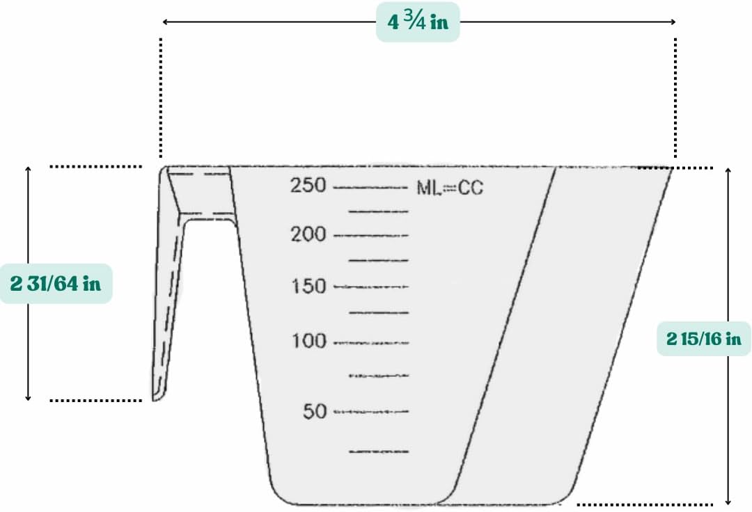 1 Cup (8 Oz. | 250 mL) Scoop for Measuring Coffee, Pet Food, Grains, Protein, Spices and Other Dry Goods (Pack of 5)