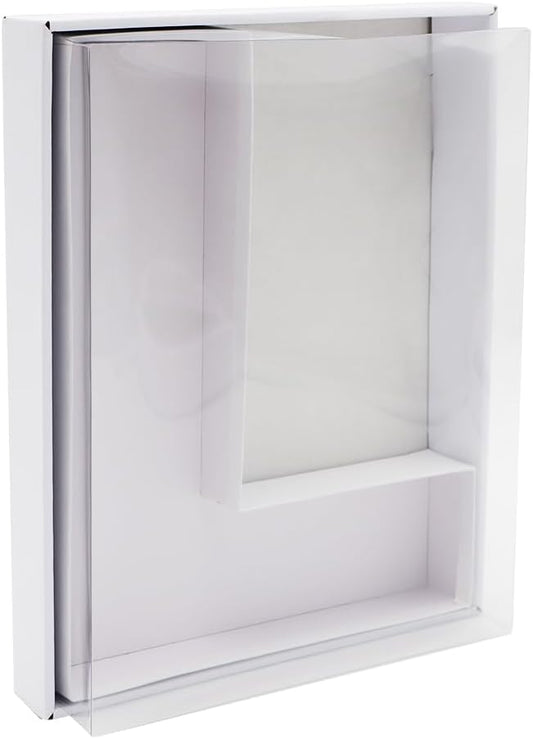 12" Fillable Cardboard Letter Charcuterie Gift Cupcake Box With Cover Sweets Packaging (L)