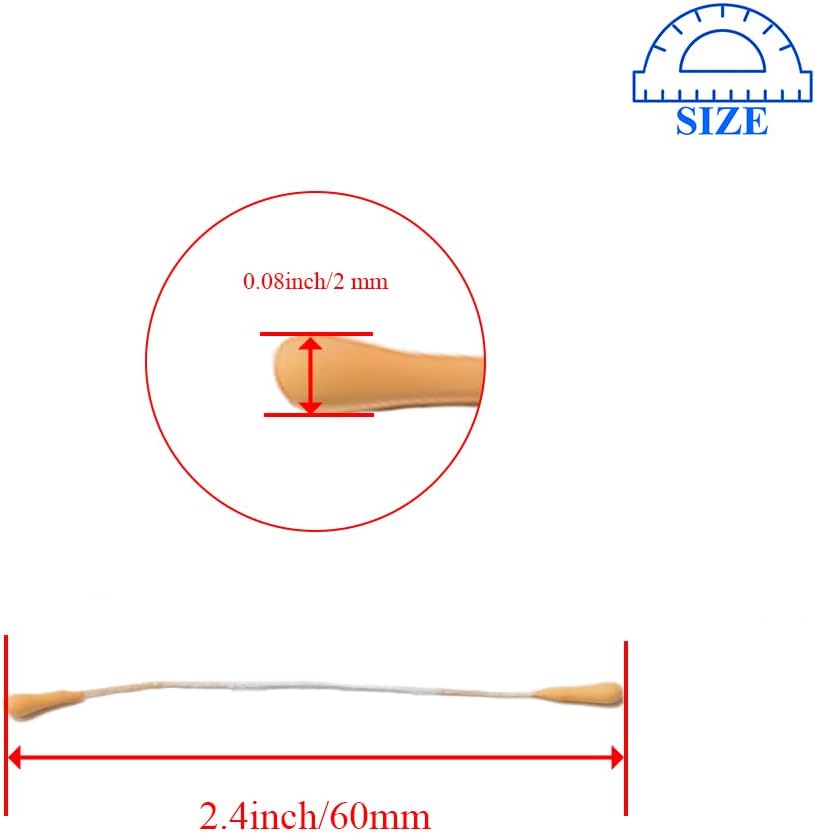 HAHIYO 700Pcs 2mm Orange-Yellow Matte Double Head Flower Stamen Pistil for Flower Making Scrapbook Decoration - Handmade Artificial Flowers Pistil Matt-Like Floral Stamens Flowers Pollen Stamen