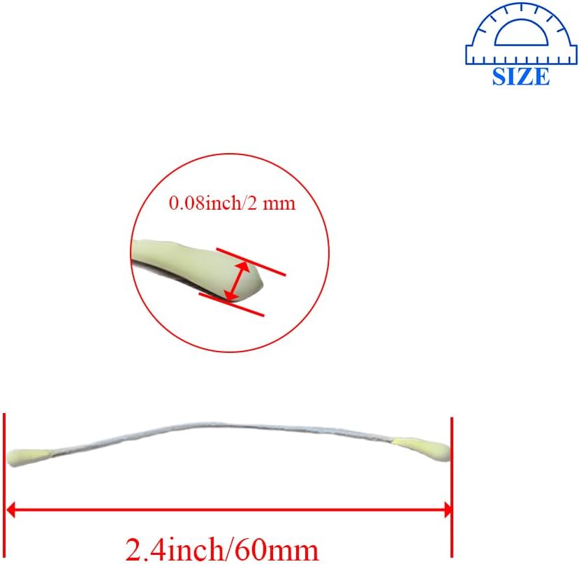 HAHIYO 700Pcs 2mm LightYellow Matte Double Head Flower Stamen Pistil for Flower Making Scrapbook Decoration - Handmade Artificial Flower Pistil Matt-Like Floral Stamens Flowers Pollen Stamen