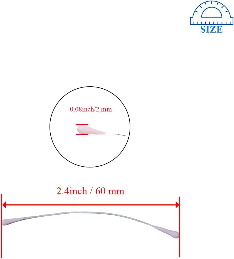 HAHIYO 700Pcs 2mm Light Pink Matte Double Head Flower Stamen Pistil for Flower Making Scrapbook Decoration - Handmade Artificial Flowers Pistil Matt-Like Floral Stamens Flowers Pollen Stamen