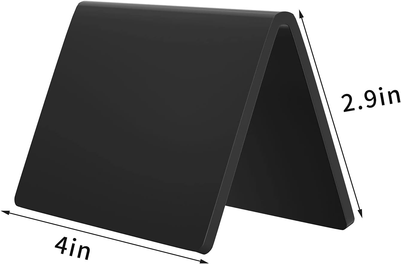 AITEE Mini Tabletop Chalkboard Signs - 10 Pack Acrylic Mini Chalkboards for Food, Weddings, Birthday Parties, Buffet, Bakery