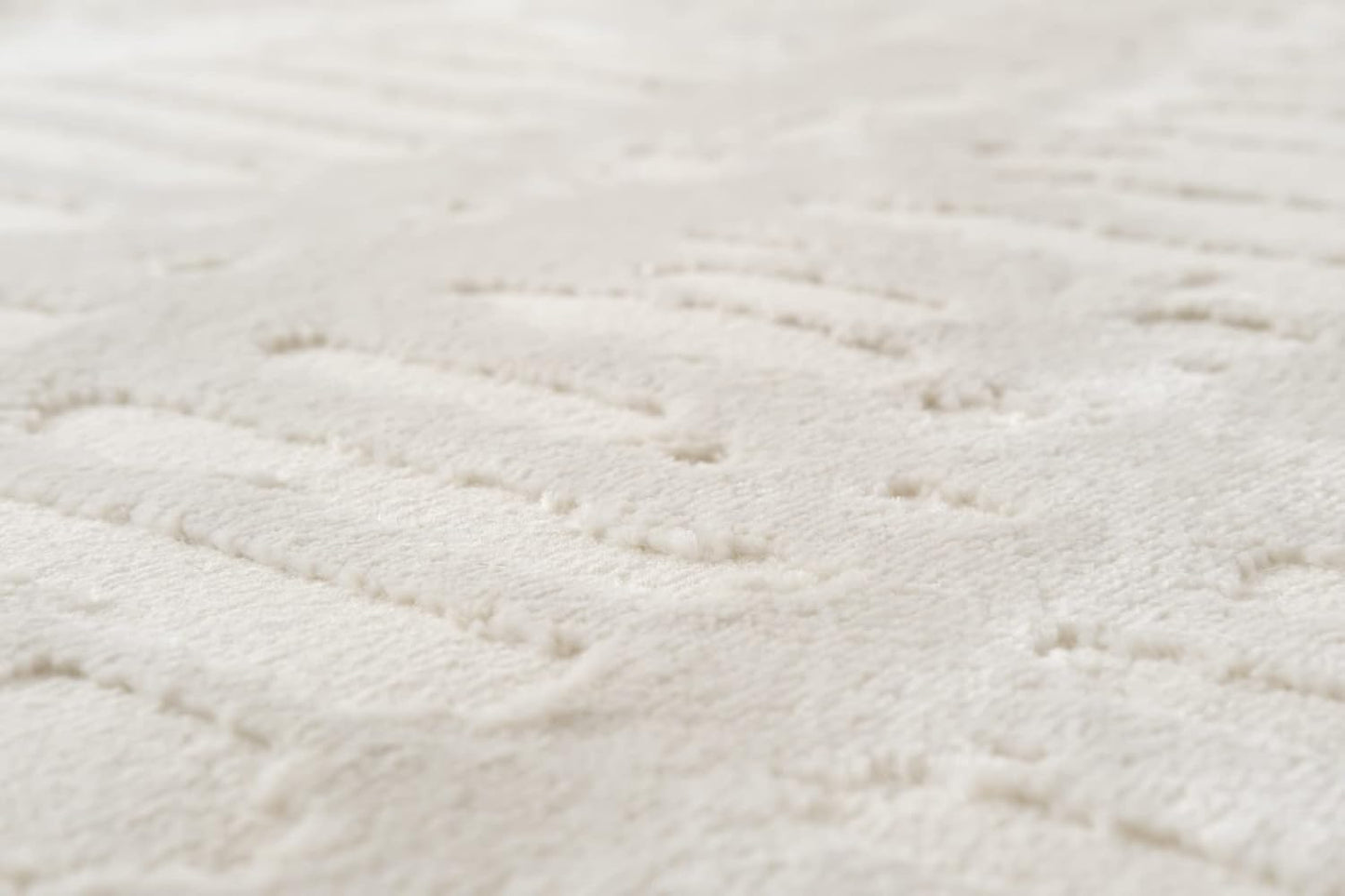 Revival Rugs Shell 5'3"x7'10" Washable Area Rug for Living Room Bedroom - 100% Recycled Oeko-TEX Certified, Medium Pile, Beige, Cream