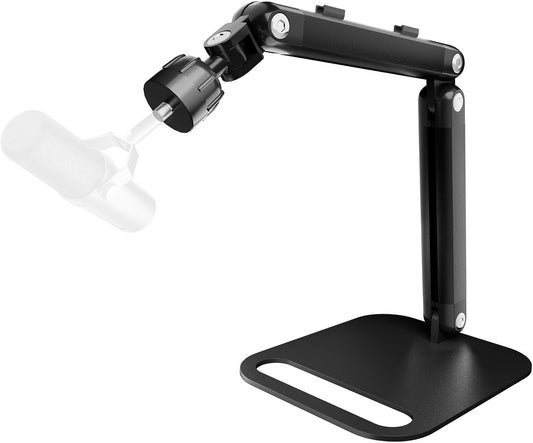 Adjustable Desktop Microphone Stand, Microphone Arm Mic Stand for Fifine AM8, K669B, Blue Yeti, HyperX QuadCast, SoloCast & AT2020, Studio Webcams Recording/Podcasting/Streaming