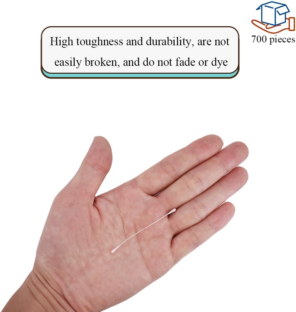 HAHIYO 700Pcs 2mm Light Pink Matte Double Head Flower Stamen Pistil for Flower Making Scrapbook Decoration - Handmade Artificial Flowers Pistil Matt-Like Floral Stamens Flowers Pollen Stamen