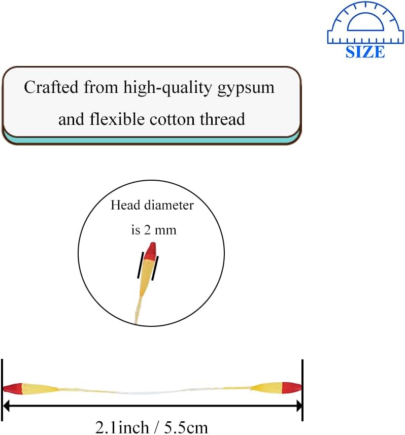 HAHIYO 700Pcs 2mm Yellow and Red Matte Double Head Flower Stamen Pistil for Flower Making Scrapbook Decoration Handmade Artificial Flowers Pistil Matt-Like Floral Stamens Flowers Pollen Stamen