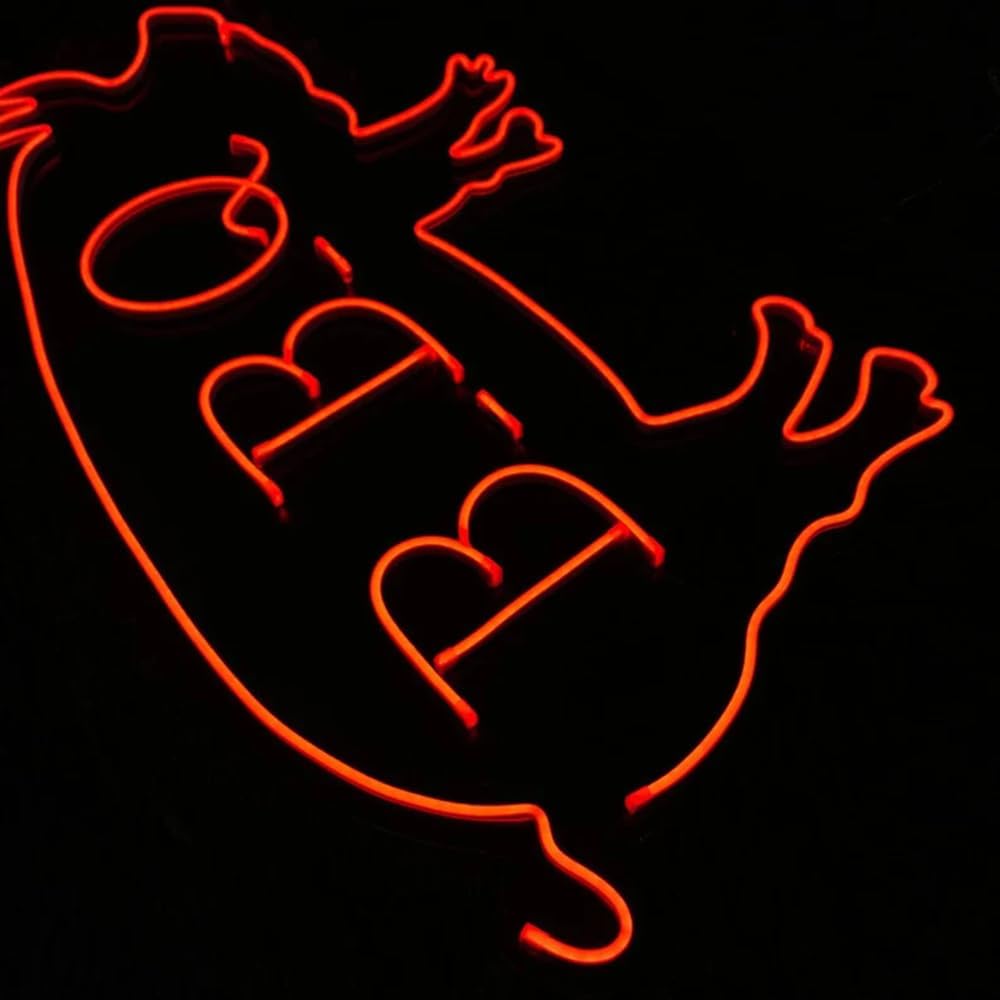 BBQ pig Led Sign, Pig Led Sign, Wall Decor, Animal Neon Sign, Custom Neon Sign, BBQ Led Sign, Best Gifts, Restaurant Led Sign, BBQ Pig neon Size:20inches