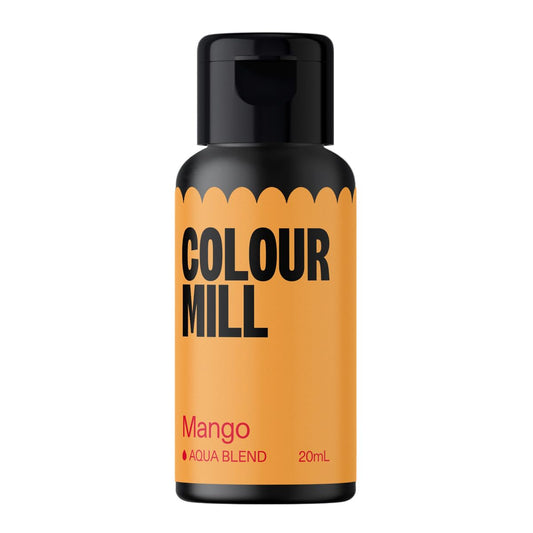 Colour Mill Aqua Blend Water-Based Food Coloring, 20 Milliliters Mango