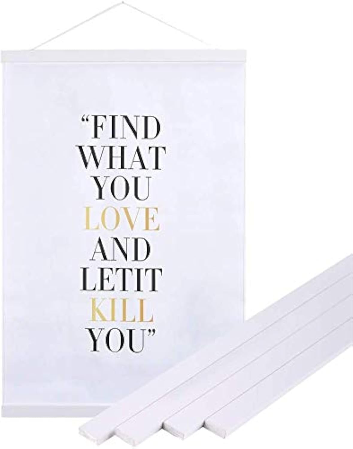 30x20 30x40 30x30 Poster Frame, Magnetic Light Wood Wooden Frame Hanger for Photo Picutre Canvas Artwork Art Print Wall Hanging (1 Pack, 30", White)