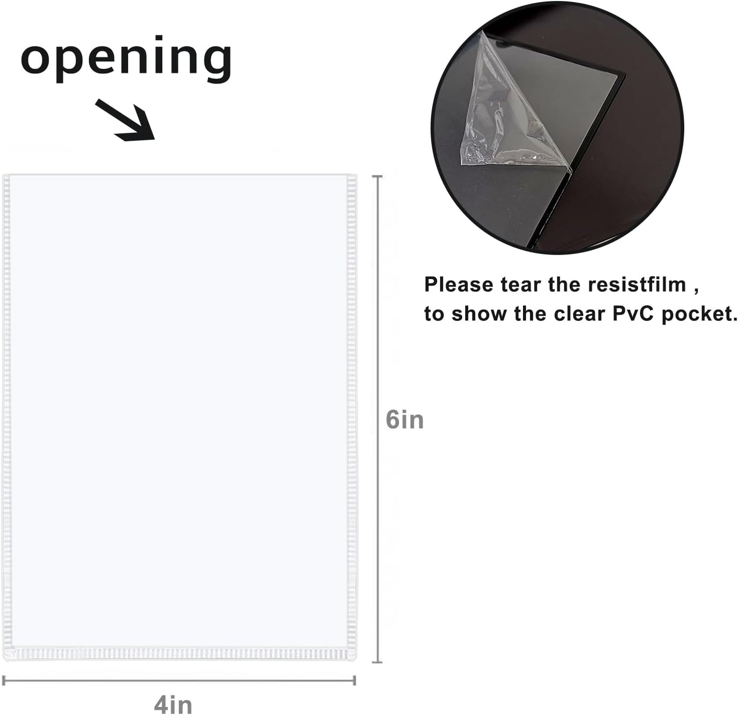 5 Pack Magnetic Picture Frames for Refrigerator, Holds 4 x 6 Inches Photos, Magnet Picture Frames for Fridge, White