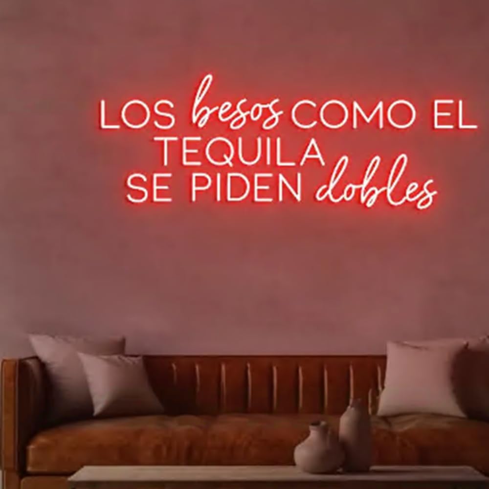 Tequila Neon Sign tequila Led Light Sign Bar Restaurant Decor Size:W24 x H8inches