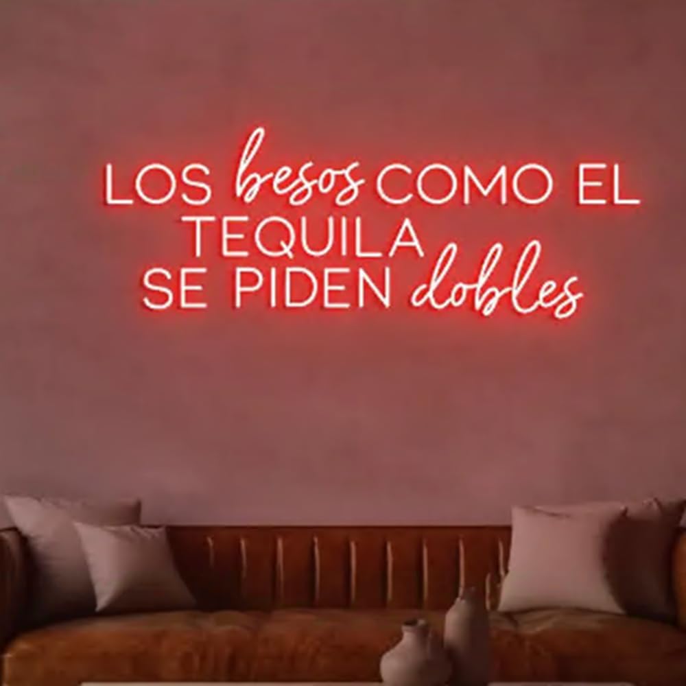 Tequila Neon Sign tequila Led Light Sign Bar Restaurant Decor Size:W24 x H8inches