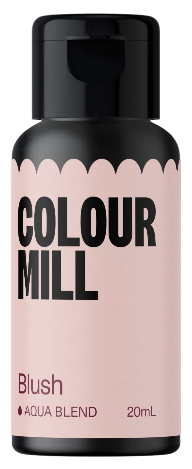 Colour Mill Aqua Blend Water-Based Food Coloring, 20 Milliliters Blush
