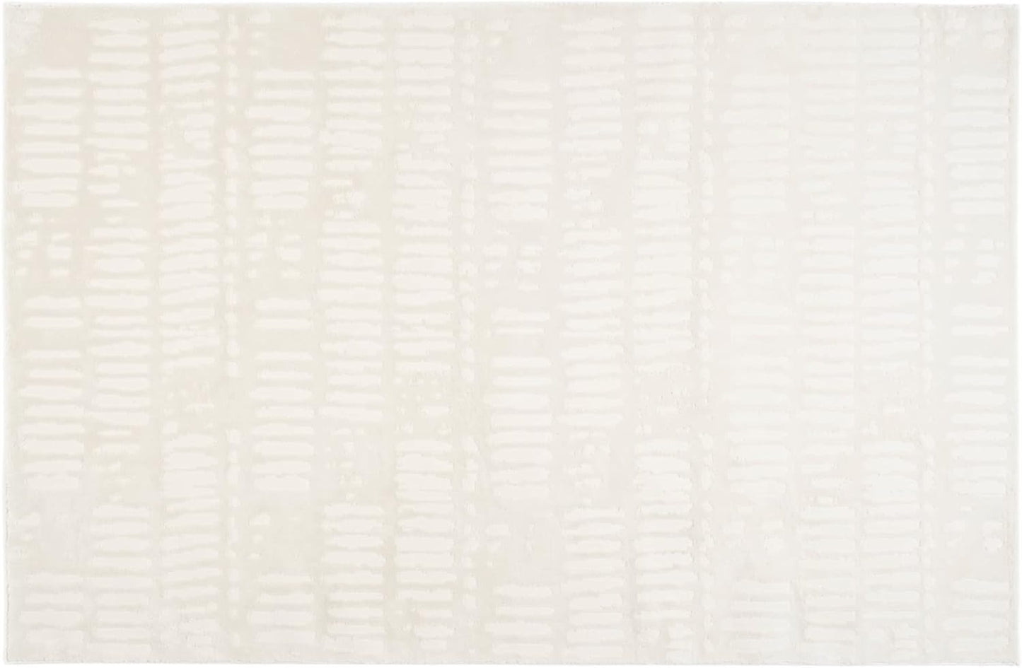 Revival Rugs Shell 5'3"x7'10" Washable Area Rug for Living Room Bedroom - 100% Recycled Oeko-TEX Certified, Medium Pile, Beige, Cream