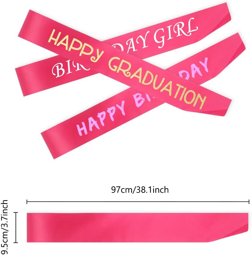 16pcs Blank Rose Satin Bride to Be Sash - Make Your Own for Pageants, Birthdays, Weddings, etc.