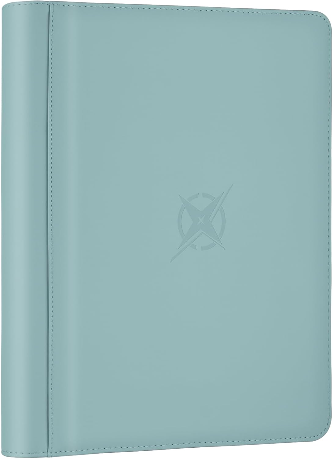 Trading Card Binder, Card Binder 9 Pocket for Trading Cards, Holds 540 Cards, Zippered Premium Card Collection Binder Album for Game Card, Sports Card, Yugioh, MTG (Sky Blue)