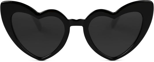 YOGFIT Heart Sunglasses for Women Fashion Classic Love Eye Protection Sunglasses Vintage Cute Heart Sunglasses